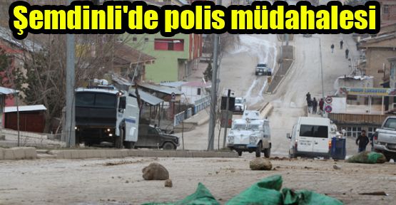 Şemdinli'de polis müdahalesi