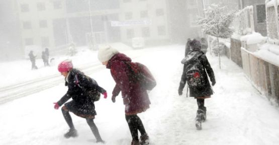Şemdinli'de taşımalı eğitime kar tatili