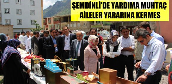 Şemdinli'de yardıma muhtaç aileler yararına kermes