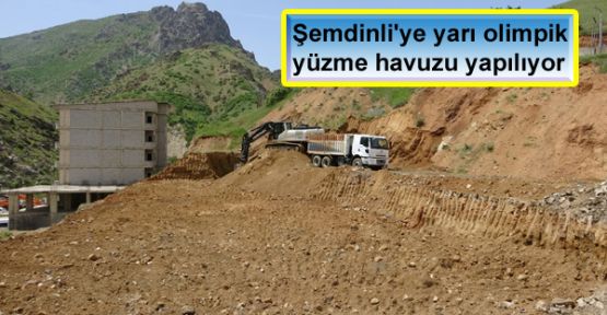 Şemdinli'ye yarı olimpik yüzme havuzu yapılıyor