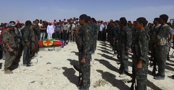 Şengal’de yaşamını yitiren üç PKK'li toprağa verildi