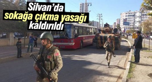 Silvan'da sokağa çıkma yasağı kaldırıldı