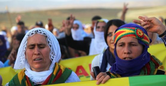 Cizre'de de Rojava için çadır kuruldu