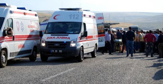 Şırnak'ta trafik kazası: 3 ölü, 2 yaralı