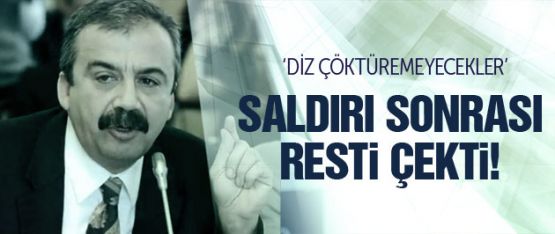 Sırrı Süreyya resti çekti! Diz çöktüremeyecekler