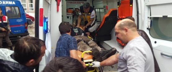 Soma'da gazdan etkilenen madenciler hastaneye kaldırıldı