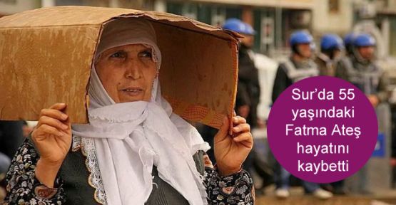 Sur'da 55 yaşındaki Fatma Ateş hayatını kaybetti