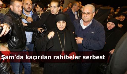 Suriye’de kaçırılan rahibeler serbest