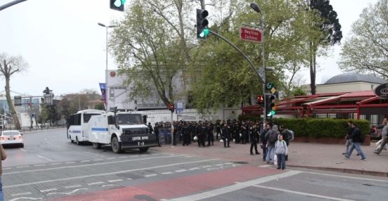 Taksim ve çevresine binler polis konuşlandırıldı