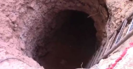 Tel Abyad'da tünel bulundu