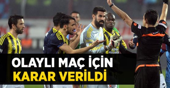 TFF: Fenerbahçe Hükmen Galip