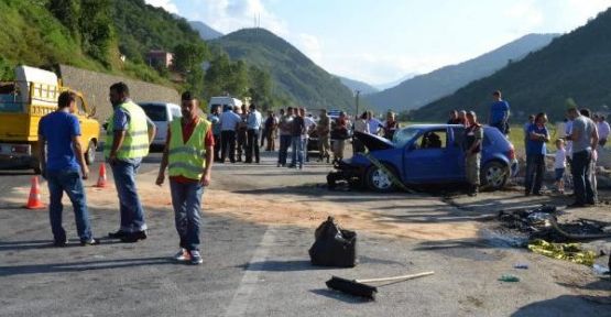 Trabzon'da kaza: 4 ölü 4 yaralı