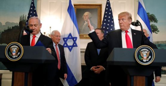 Trump, Golan'da İsrail egemenliğini tanıyan kararnameyi imzaladı