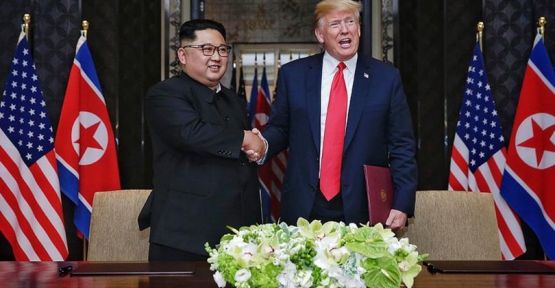 Trump: Yakın zamanda Kim ile tekrar görüşmeyi dört gözle bekliyorum