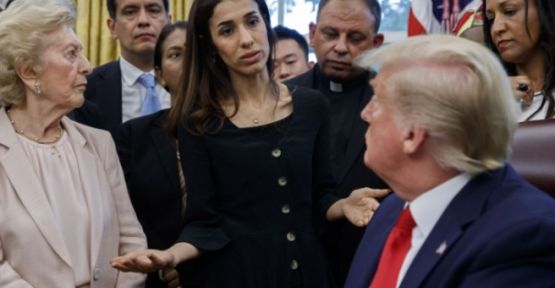 Trump'tan Nadia Murad'a: Sana neden ödül verdiler?