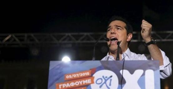Tsipras: Referandumda 'Hayır' tarih yazacak