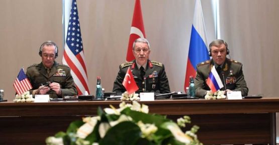Türkiye, ABD ve Rusya Genelkurmay başkanları görüştü