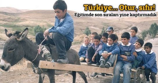 Türkiye eğitim kalitesinde son sıralara demir attı