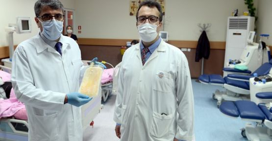 Türkiye'deki ilk plazma tedavisine başlandı