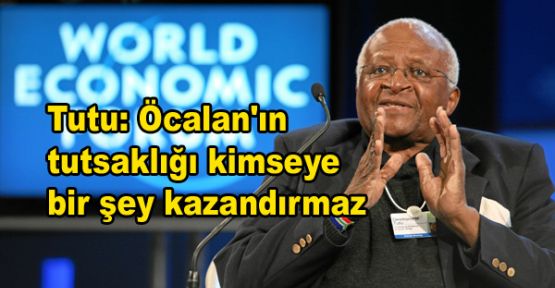 Tutu: Öcalan'ın tutsaklığı kimseye bir şey kazandırmaz