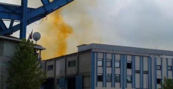 Tuzla'da kimyasal sızıntı