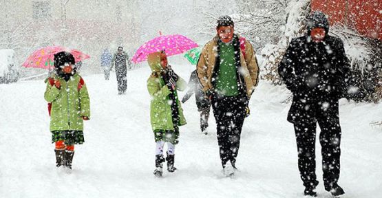 Üç ilde okullara kar tatili