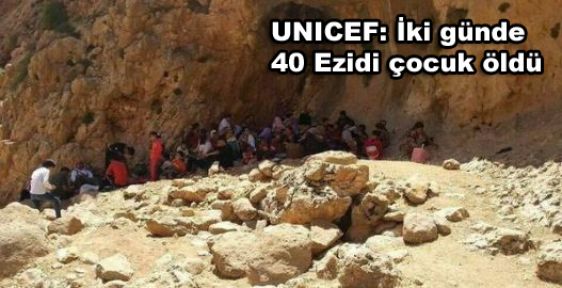 UNICEF: İki günde 40 Ezidi çocuk öldü