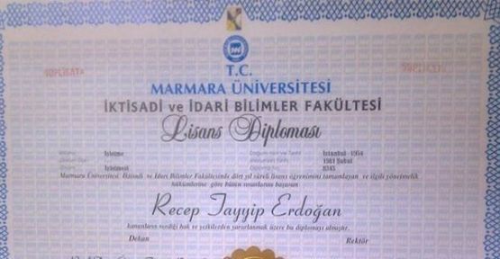 Üniversite Erdoğan'ın diplomasını açıkladı, Halaçoğlu 'İmza eksik' dedi