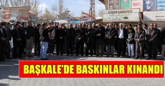 Van Başkale'de baskınlar kınandı