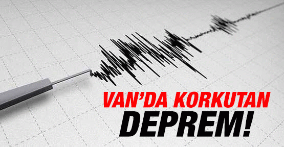 Van'da 4.8 büyüklüğünde deprem