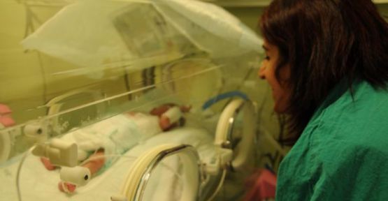 Van'da 600 gram doğan bebeğe kalp ameliyatı