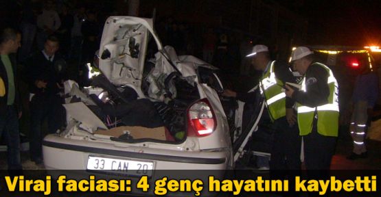 Viraj faciası: 4 genç hayatını kaybetti