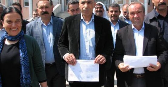 Viranşehir Eşbaşkanları mazbatalarını aldı