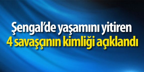 Yaşamını yitiren 4 savaşçının kimliğini açıkladı