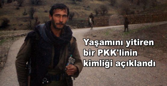 Yaşamını yitiren bir PKK'linin kimliği açıklandı