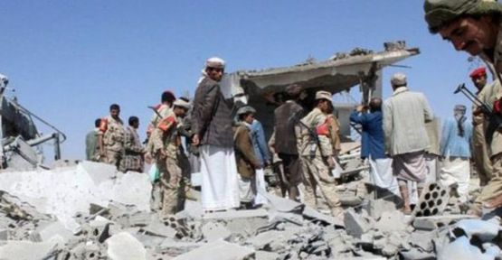 Yemen'deki hava saldırılarında en az 40 mülteci öldü