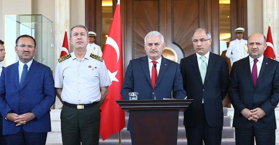 Yıldırım: 161 ölü, bin 440 yaralı, 2 bin 839 gözaltı var