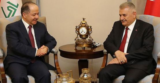 Yıldırım ile Barzani görüştü
