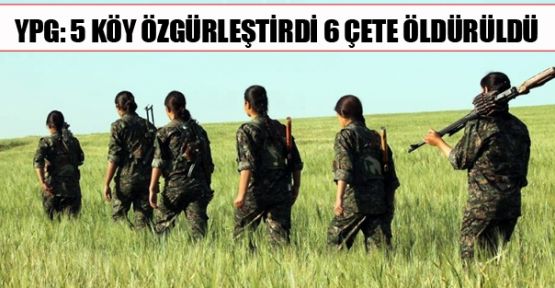 YPG: 5 köy özgürleştirdi, 6 çete öldürüldü