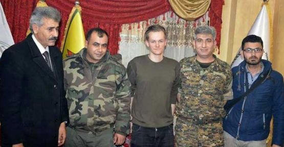 YPG İsveçli gazeteciyi kurtardı