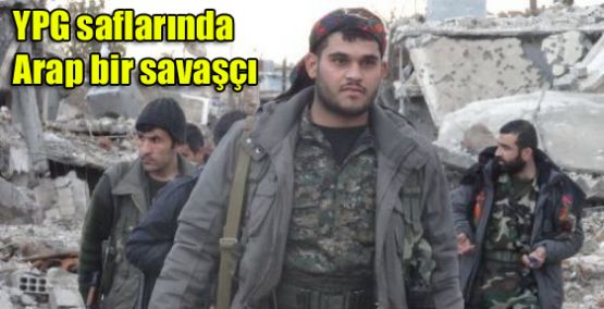 YPG saflarında Arap bir savaşçı