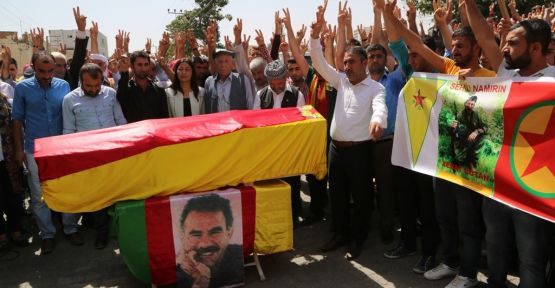 YPG'li Dalmiş sloganlarla uğurlandı