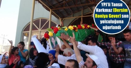 YPJ savaşçısı Korkmaz Yüksekova'da toprağa verildi