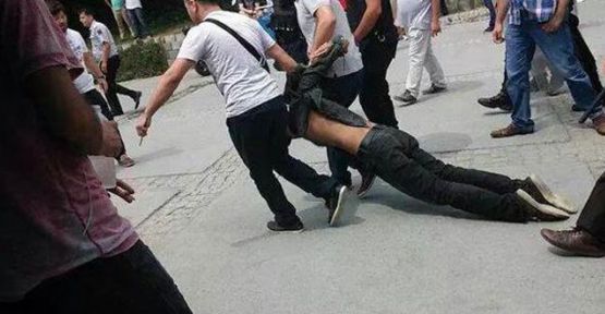 YTÜ'de standa polis saldırısı