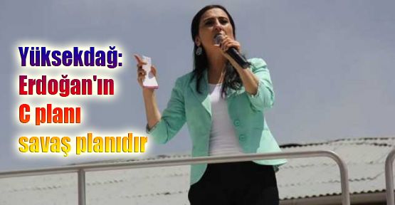 Yüksekdağ: Erdoğan'ın C planı savaş planıdır