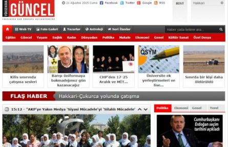 Yüksekova Güncel Sitesi Erişime Engellendi