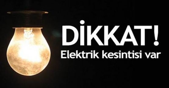 Yüksekova, Şemdinli ve Çukurca'ya bağlı köylerde elektrik kesintisi olacak