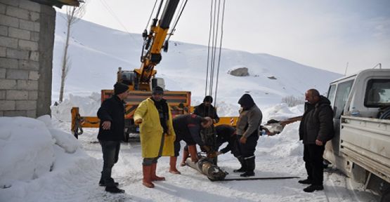 Yüksekova'da arızalanan sondajlar onarıldı