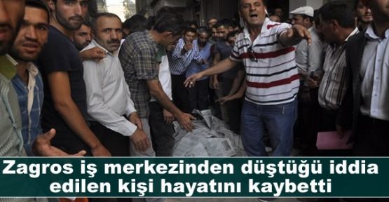 Yüksekova'da binadan düşen Çelik Kurtarılamadı