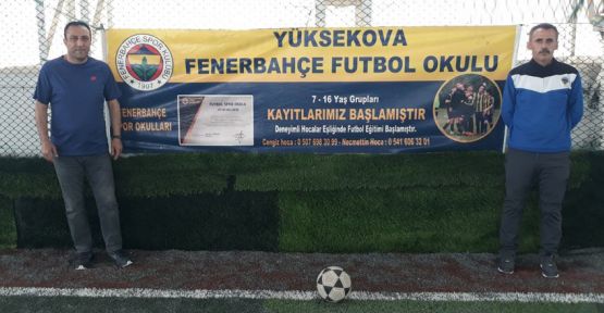 Yüksekova'da Fenerbahçe Spor Okulu açıldı!